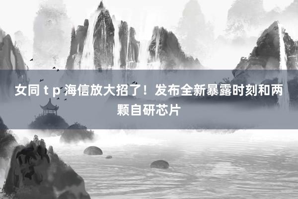 女同 t p 海信放大招了！发布全新暴露时刻和两颗自研芯片